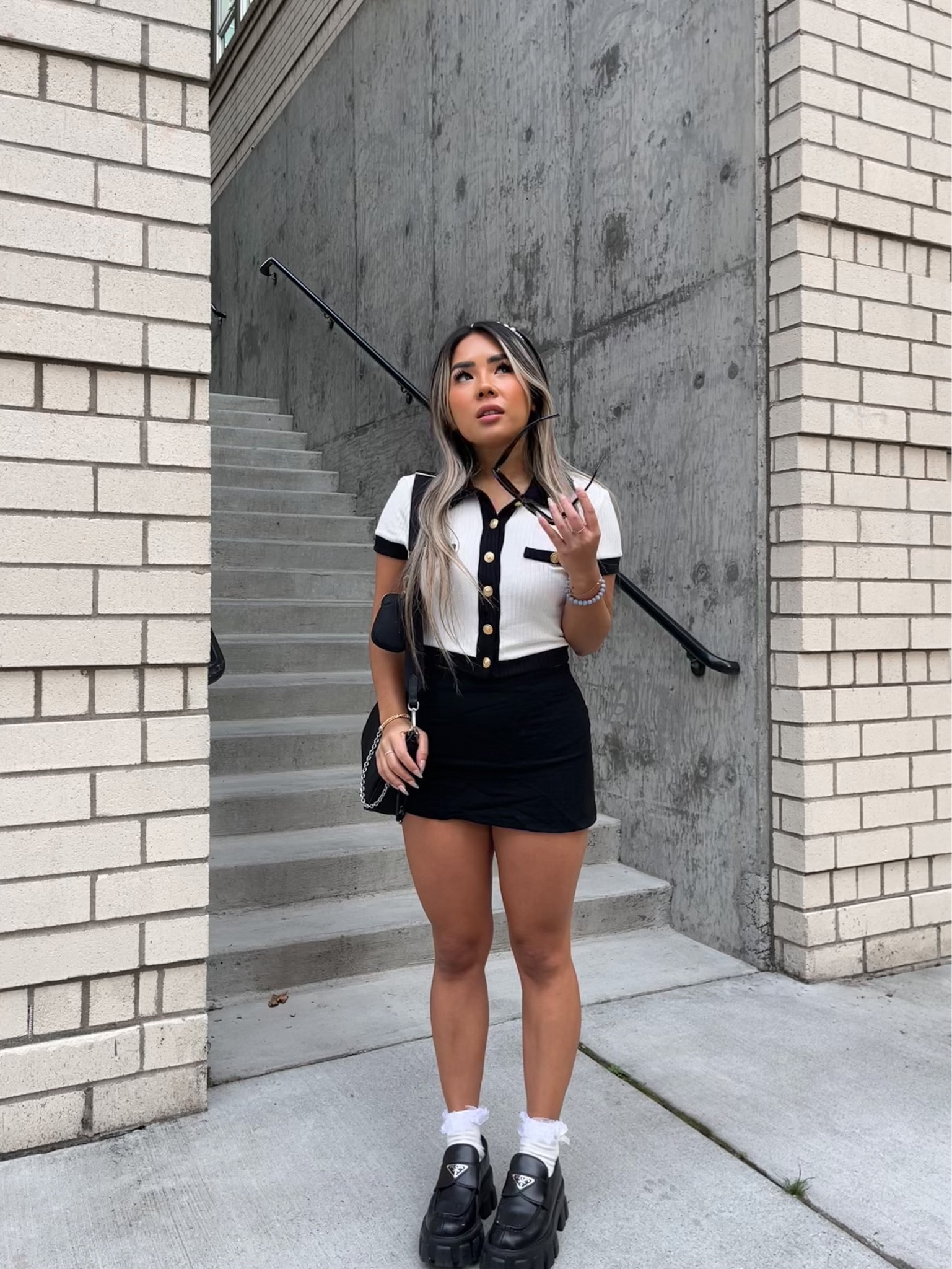 Black white preppy outfit fall 2022

#LTKunder100 #LTKstyletip #LTKHoliday