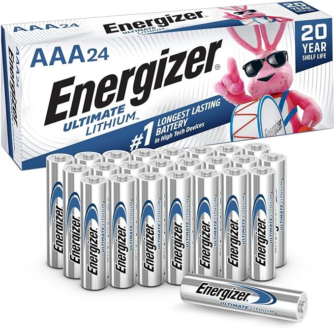 Energizer AAA Batteries, Ultimate Lithium Triple A Battery, 24 Count | Amazon (US)