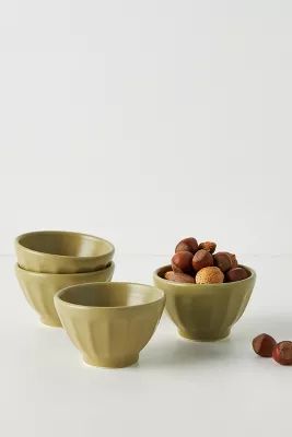 Mini Matte Latte Bowls, Set of 4 | Anthropologie (US)