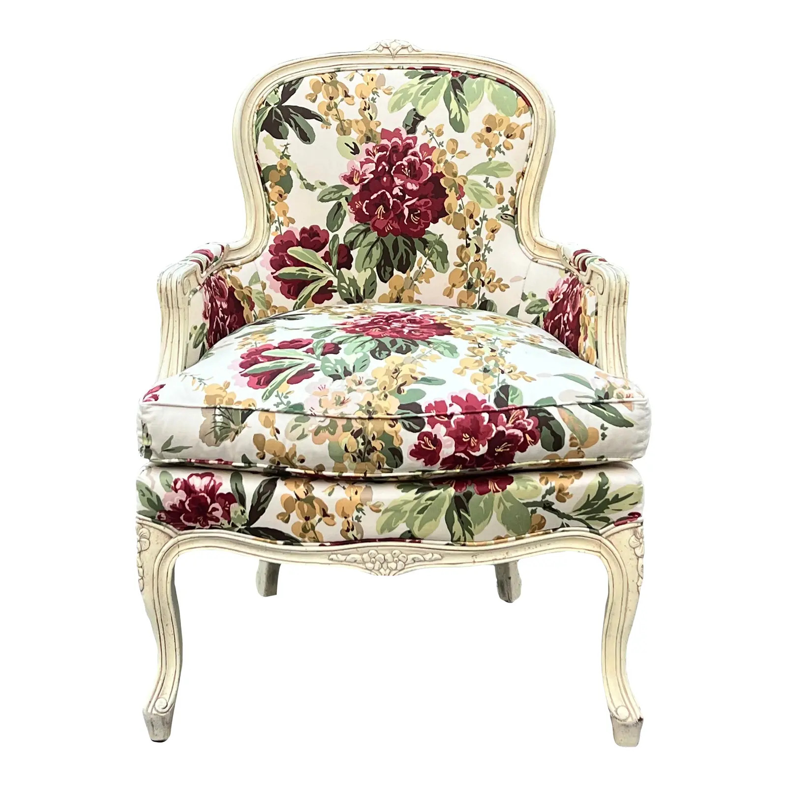 Mark Hampton Collection Bergere Chair by Hickory Chair | Chairish