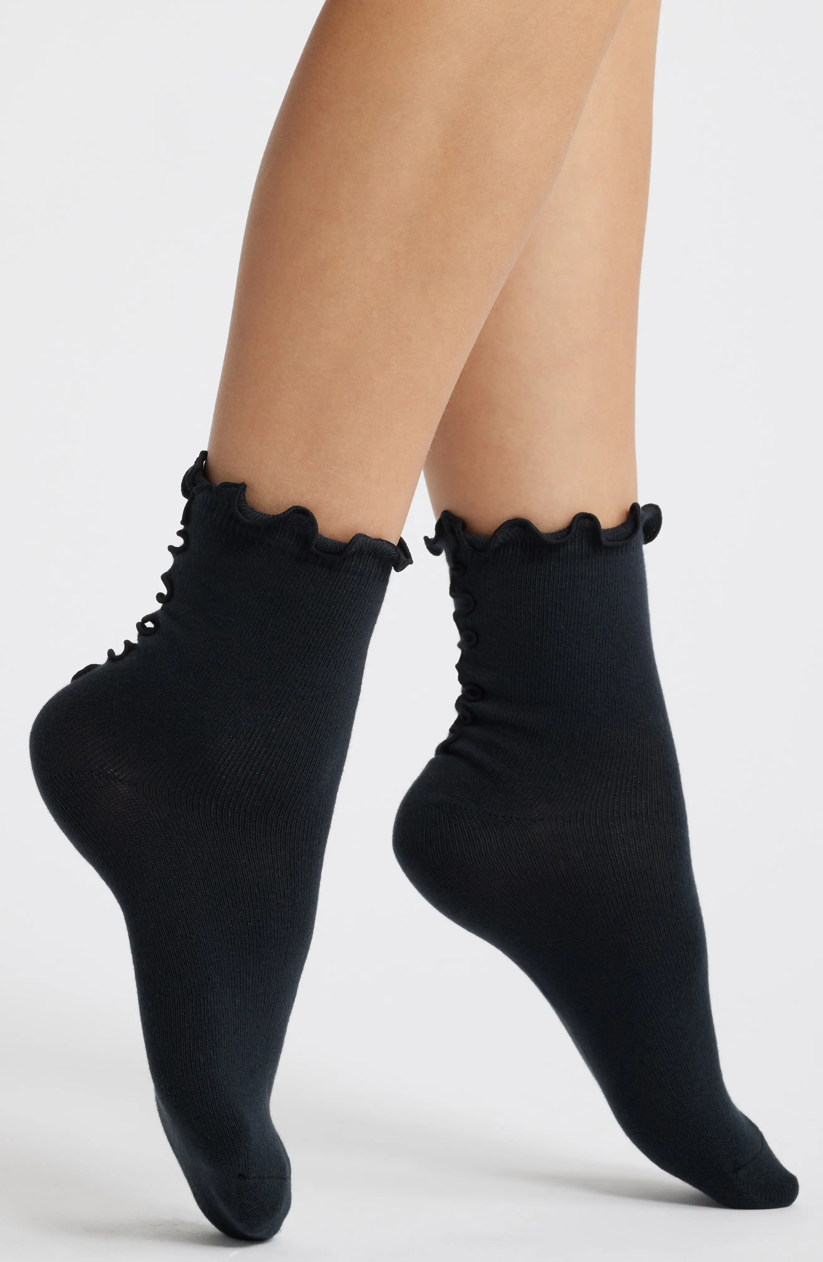 UGG\u00ae Karsyn II Lettuce Edge Quarter Socks (Women) | Nordstrom | Nordstrom