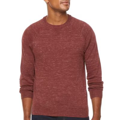 mutual weave Mens Crew Neck Long Sleeve Pullover Sweater | JCPenney