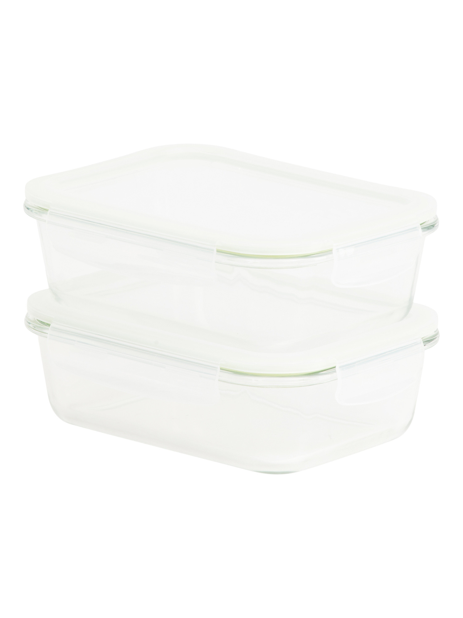 2pk 33oz Glass Food Storage Set | TJ Maxx