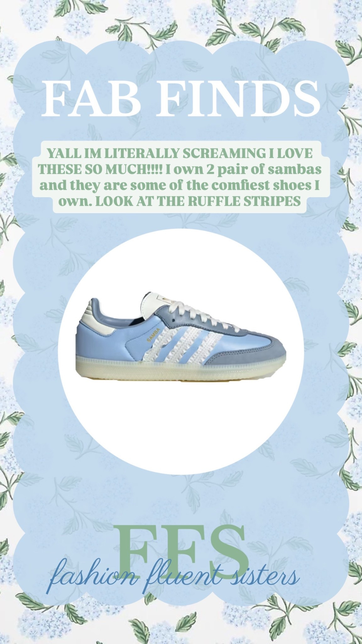 Quite literally the cutest sambas. I own 2 pair and they are super comfy. Can wear to football games, baseball games, or traveling! Super cute ruffle detail making them the perfect girly shoe

#LTKShoeCrush #LTKActive #LTKStyleTip
