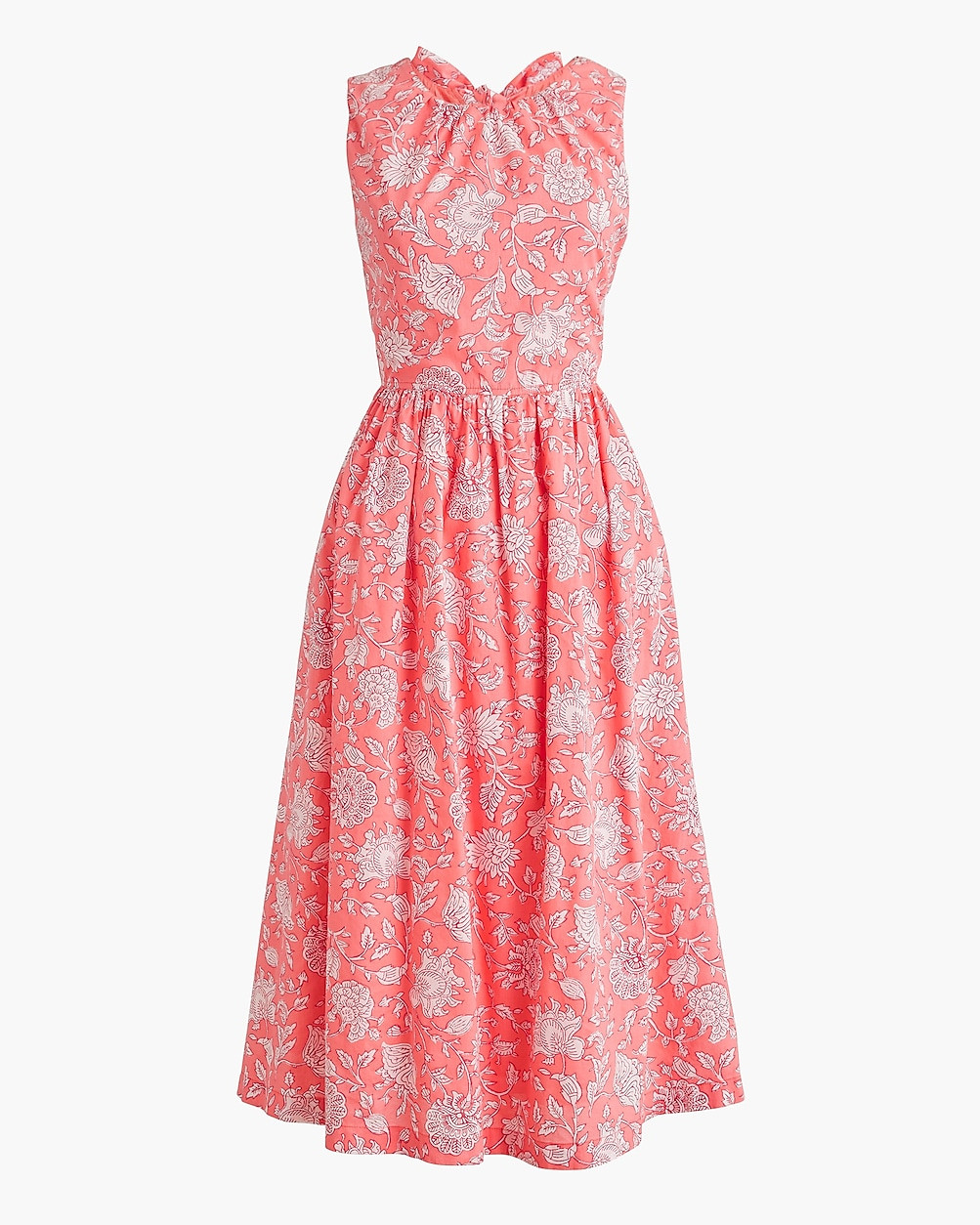 Tie-neck midi dress | J.Crew Factory
