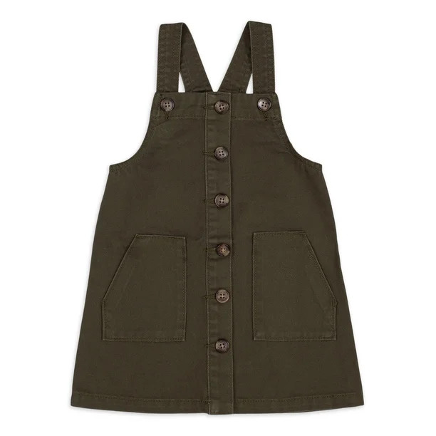 Wonder Nation Baby and Toddler Girls' Jumper Dress, Sizes 12 Months-5T | Walmart (US)