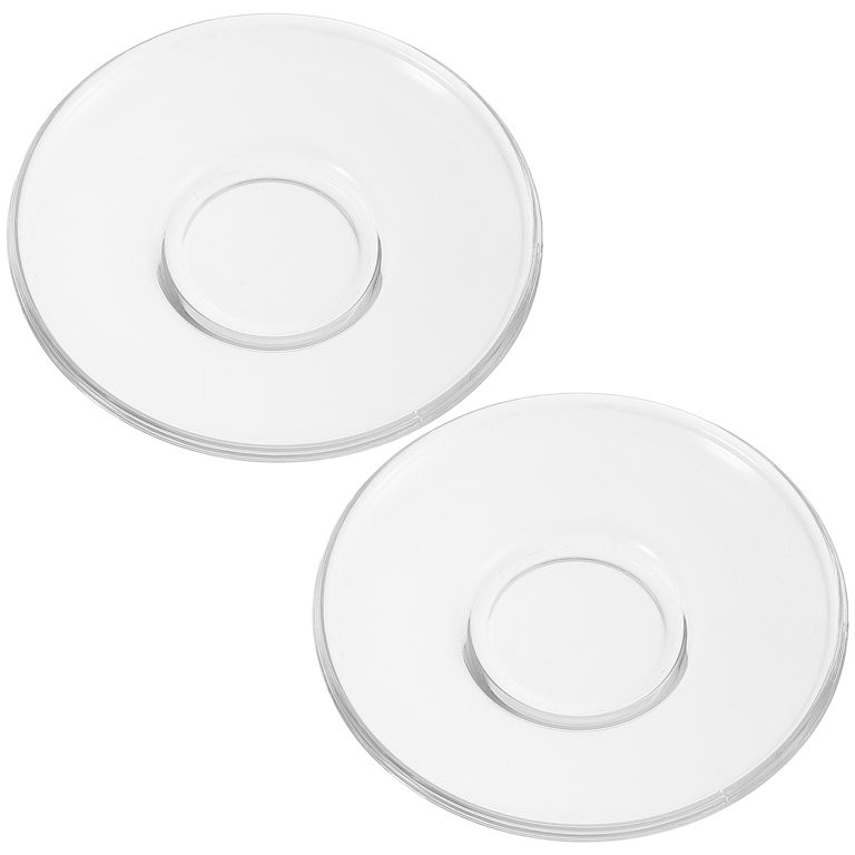 Glass Saucer Turkish Tea Saucers Candle Holders Flatware Transparent Snack Storage Dishes Tray Co... | Walmart (US)