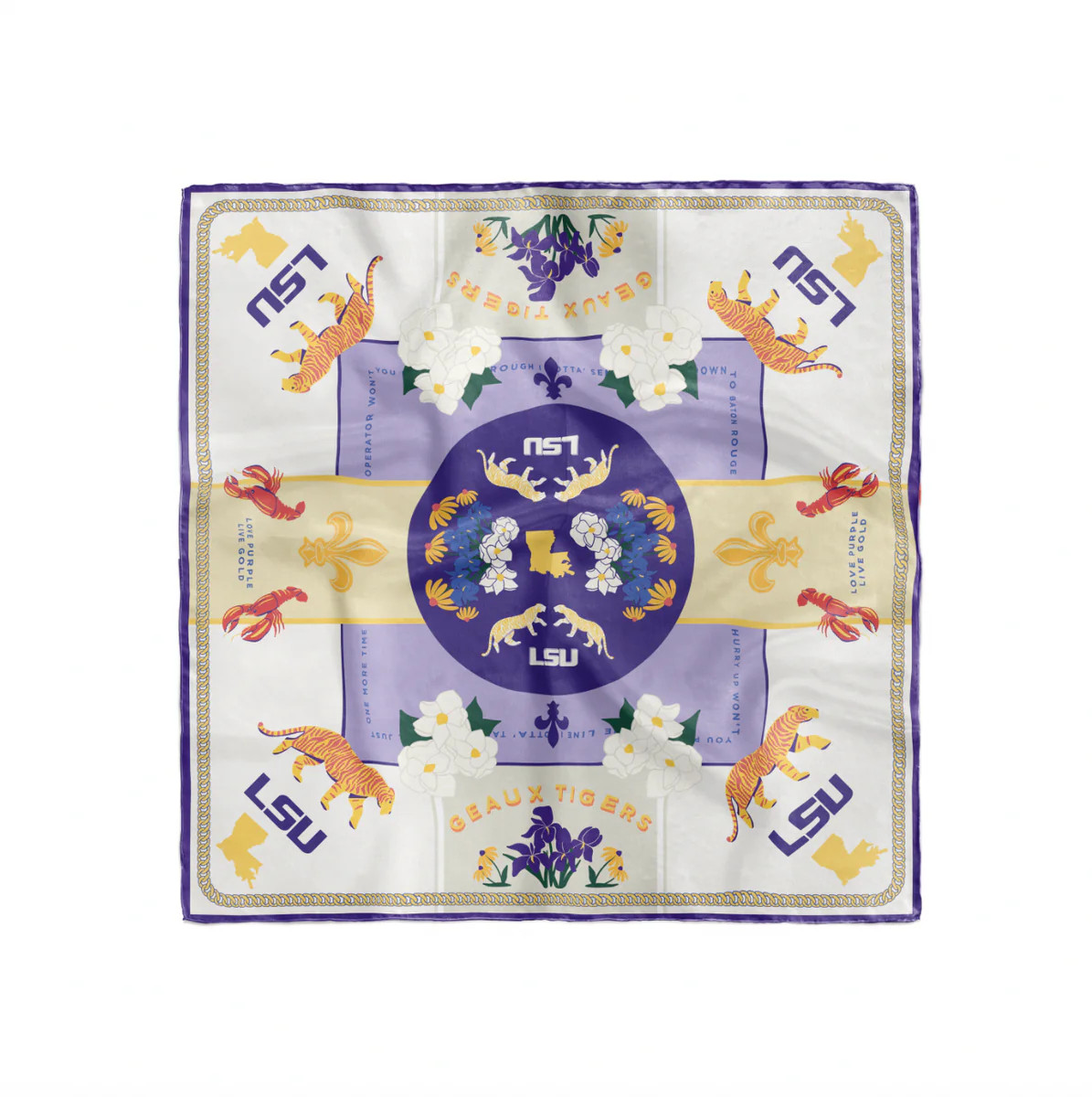 LSU Tigers Saturday Scarf™ | Saturday Silks