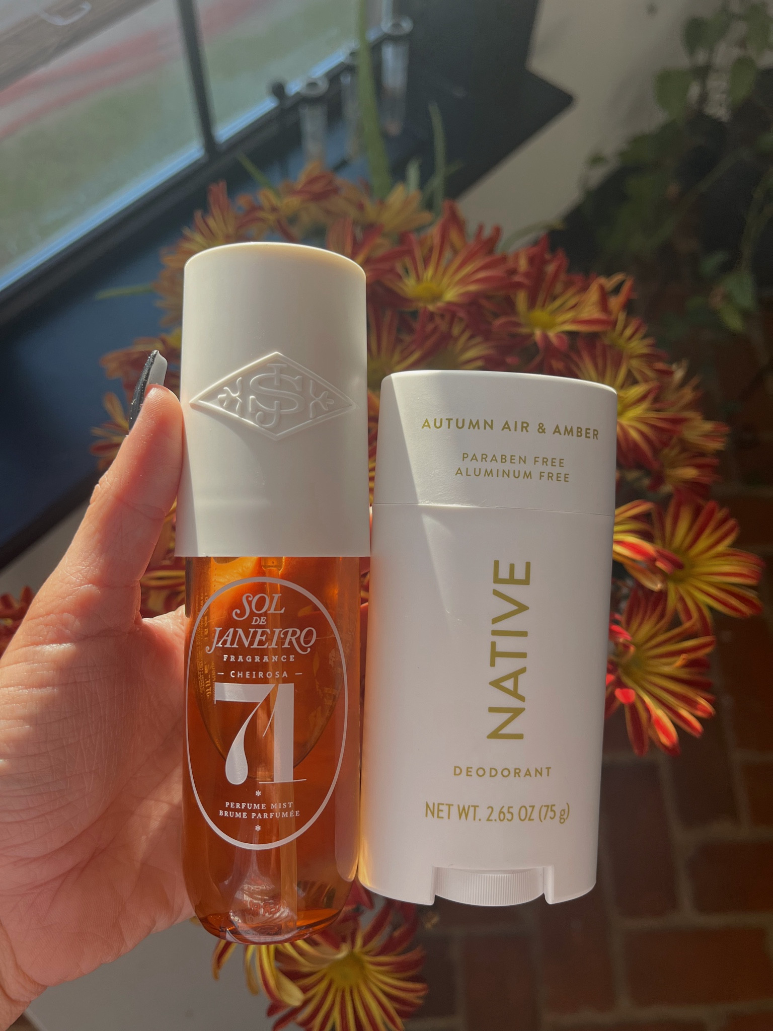Hands down the 2 best smelling fall scent! Both are very warm! Spray is more so a mix of vanilla and spices and deodorant Amber! Loveee them together 🤎

#LTKSeasonal #LTKFindsUnder50 #LTKBeauty