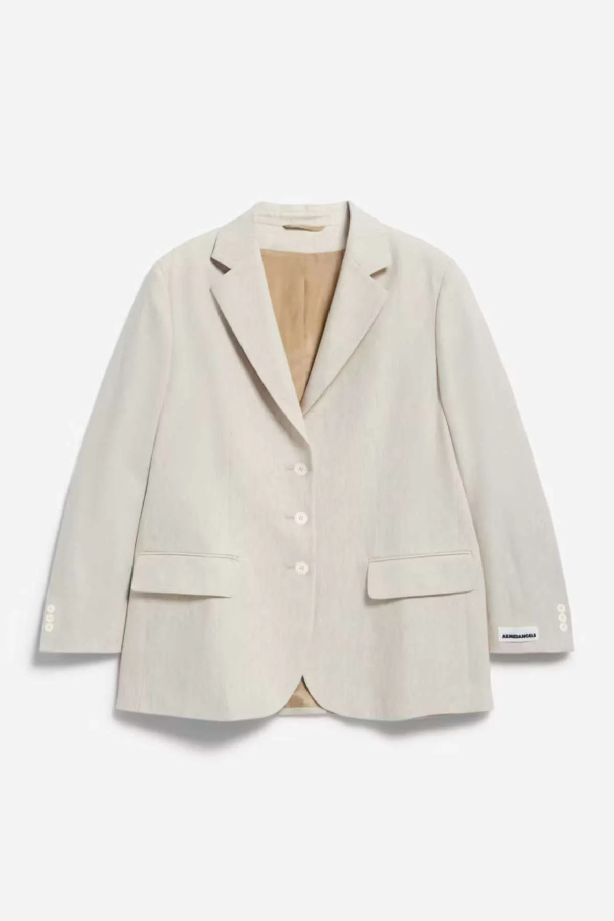 Blazer Paulilaa Lino Heavy Beige | LOVECO 