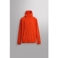 Zara - Ski Fleece Textured Hoodie - Orange - Xl - Man | Zara UK