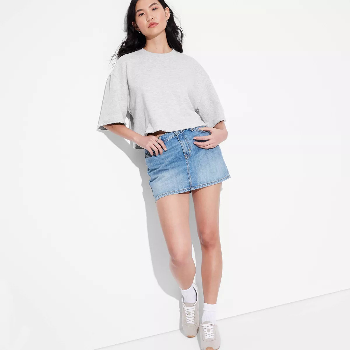 Women's French Terry Pullover Sweatshirt - Wild Fable™ | Target