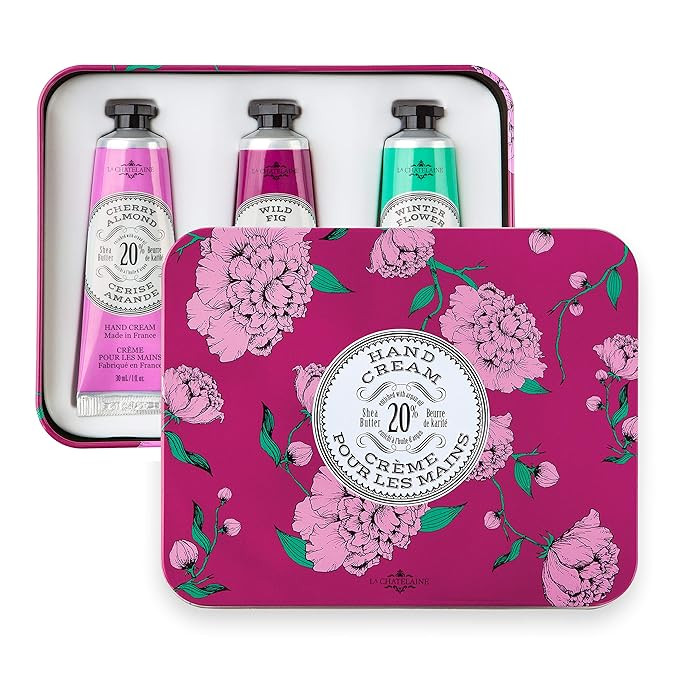 La Chatelaine Hand Cream Trio Tin Gift Set | Plant-Based | Made in France with 20% Organic Shea B... | Amazon (US)