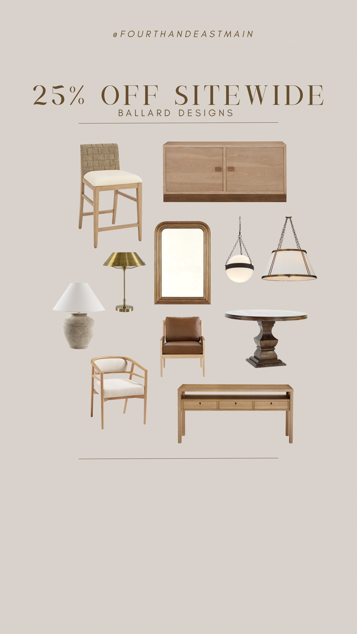 25% off ballard designs so many beautiful unique items there one of my favorite spots 

#LTKhome