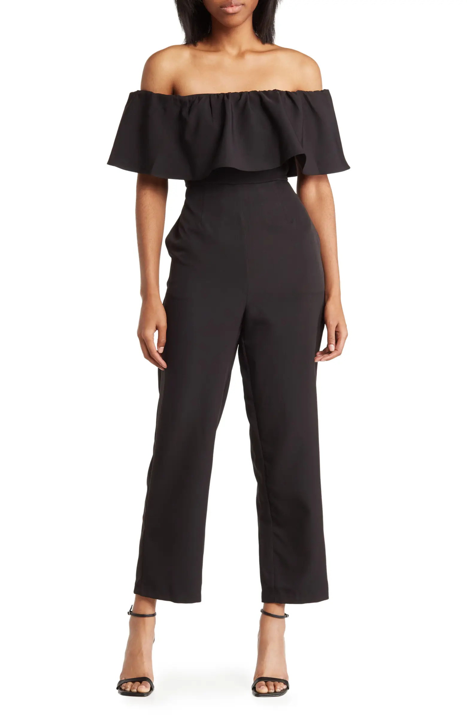 Sam Edelman Off-the-Shoulder Jumpsuit | Nordstromrack | Nordstrom Rack