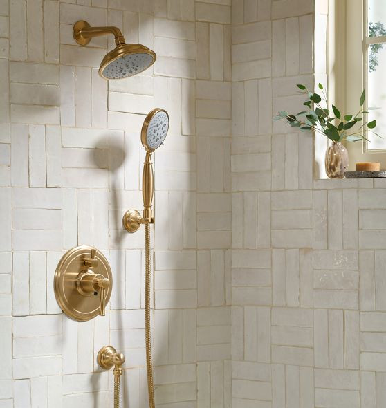 Miramar Lever Handle Thermostatic Shower Set with Handshower | Rejuvenation