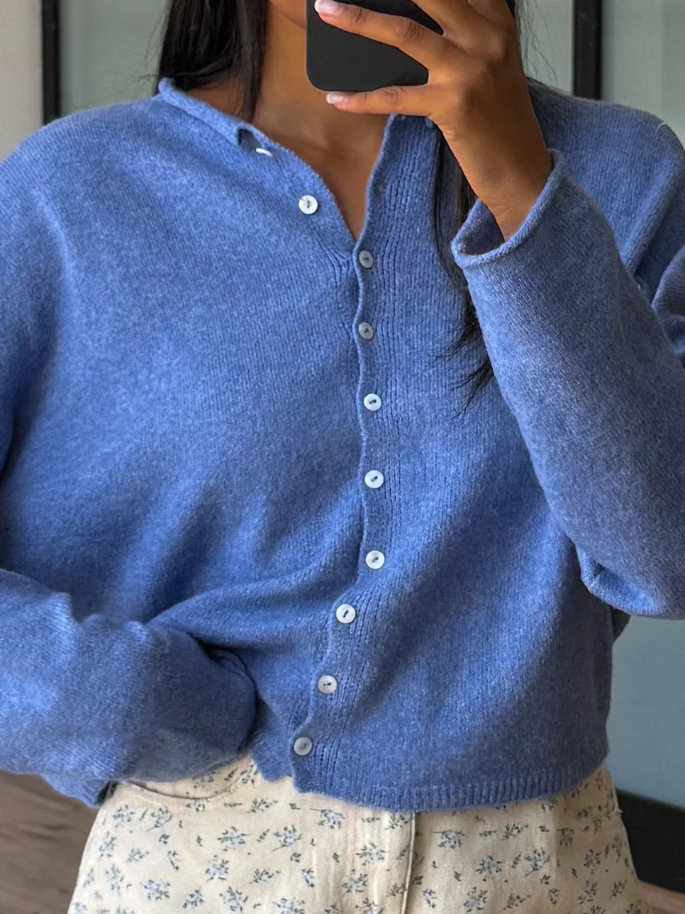 Isla Cardigan | Dusty Blue | Shop Talulah
