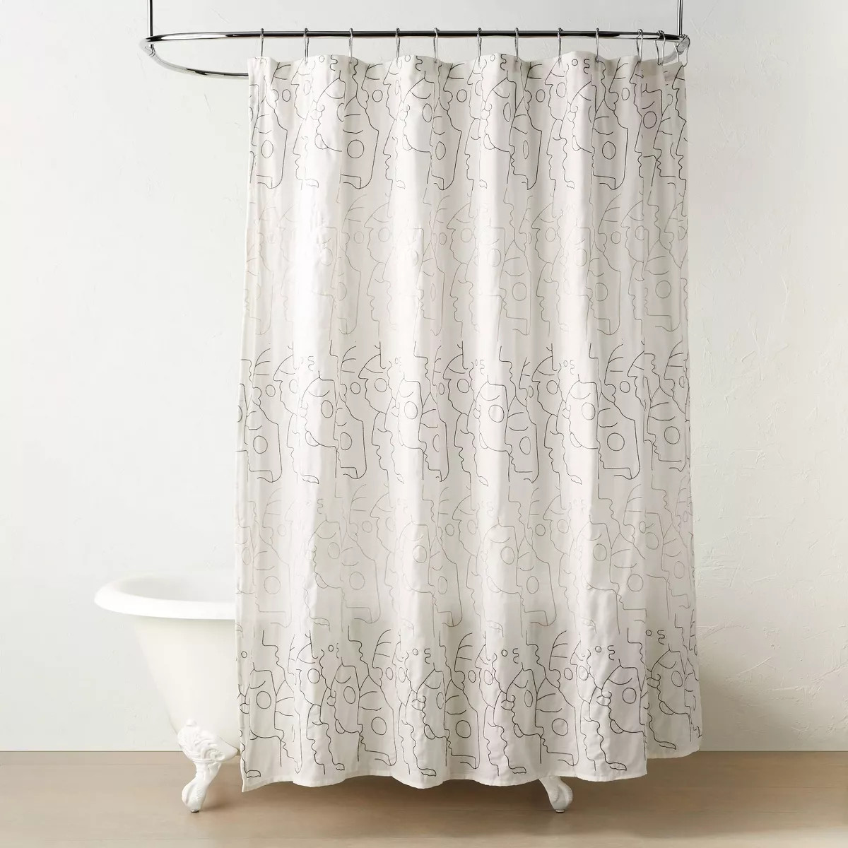 In This Together Shower Curtain White - Opalhouse™ designed with Jungalow™ | Target