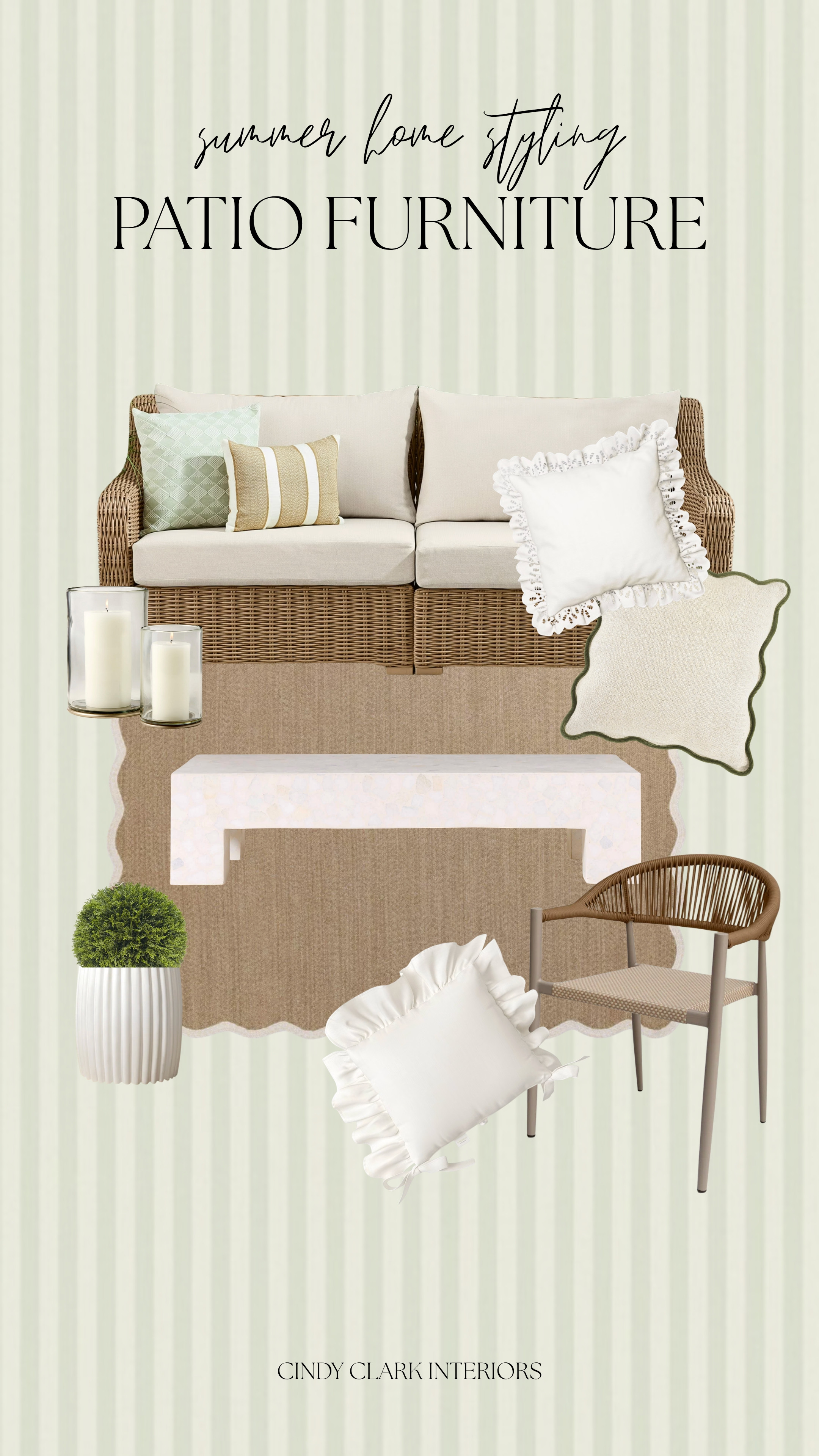 A classic outdoor sofa, paired with my favorite terrazzo coffee table makes for the perfect, laid back patio furniture set up for summer!

outdoor furniture, outdoor decor, outdoor chairs, outdoor conversation set, patio set, patio decor 

 #LTKHome