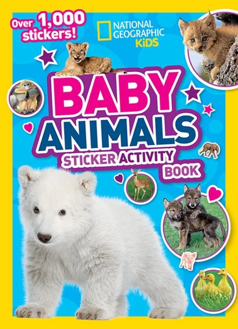 Ng Sticker Activity Books: National Geographic Kids Baby Animals Sticker Activity Book (Hardcover... | Walmart (US)