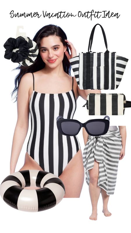 Loving this outfit idea perfect for the pool or beach at Target! 🖤

#LTKSwim #LTKParties #LTKStyleTip