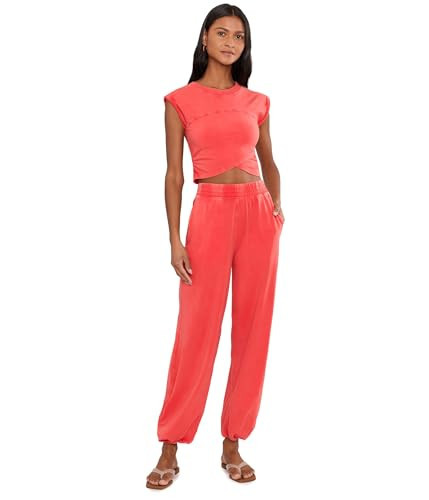 Free People Women's Hot Shot Crossover Set, Grapefruit, Size: X-Large, Inseam: | Amazon (US)