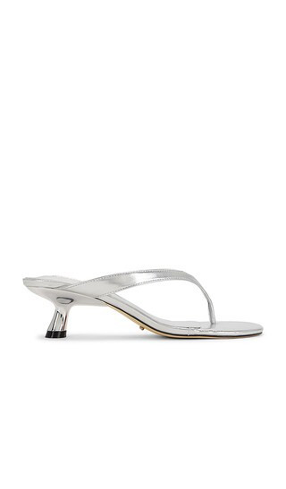 Tony Bianco Krista Mule in Metallic Silver. - size 7.5 | Revolve Clothing (Global)