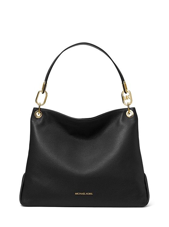 Trisha Large Pebbled Leather Shoulder Bag | Michael Kors (UK)