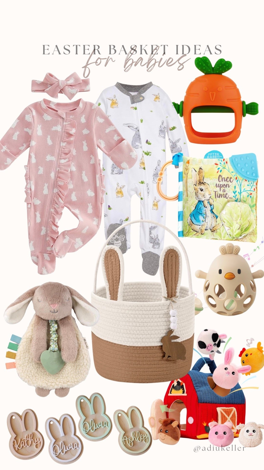 Easter basket ideas for babies with the sweetest name tags 🐣🐰

#LTKBaby #LTKSpringSale #LTKmomlife