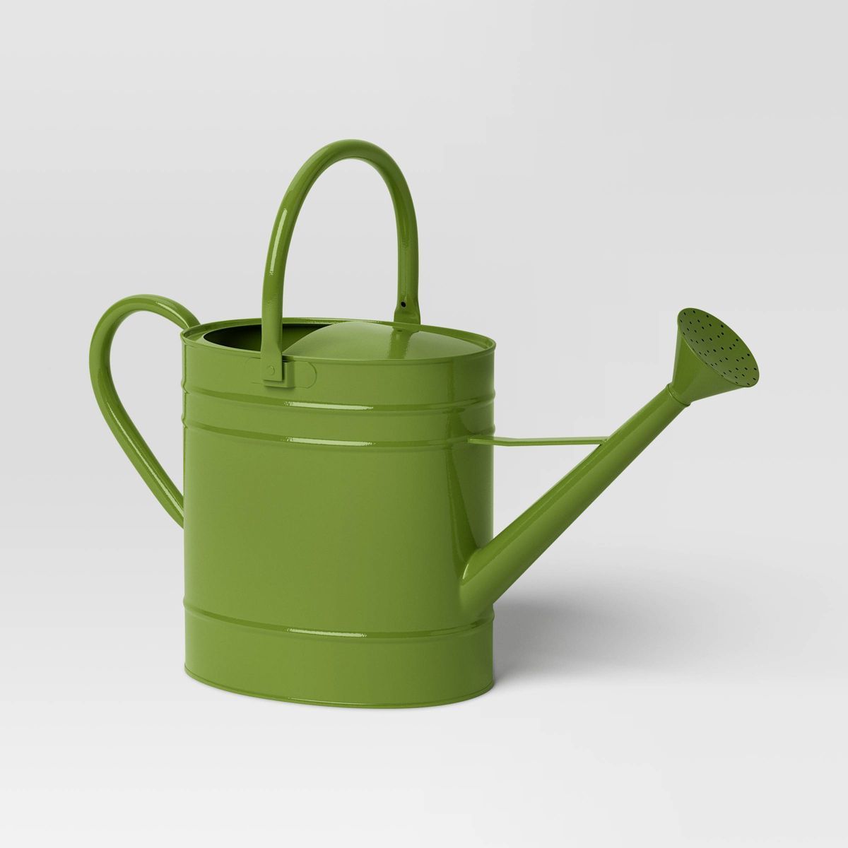 2gal Iron Oval Outdoor Watering Can with Powder Coat Finish Green - Threshold™ | Target