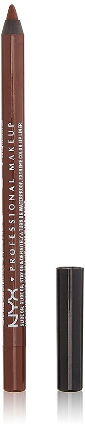 NYX PROFESSIONAL MAKEUP Slide On Lip Pencil, Lip Liner - Urban Cafe (Brown) | Amazon (US)