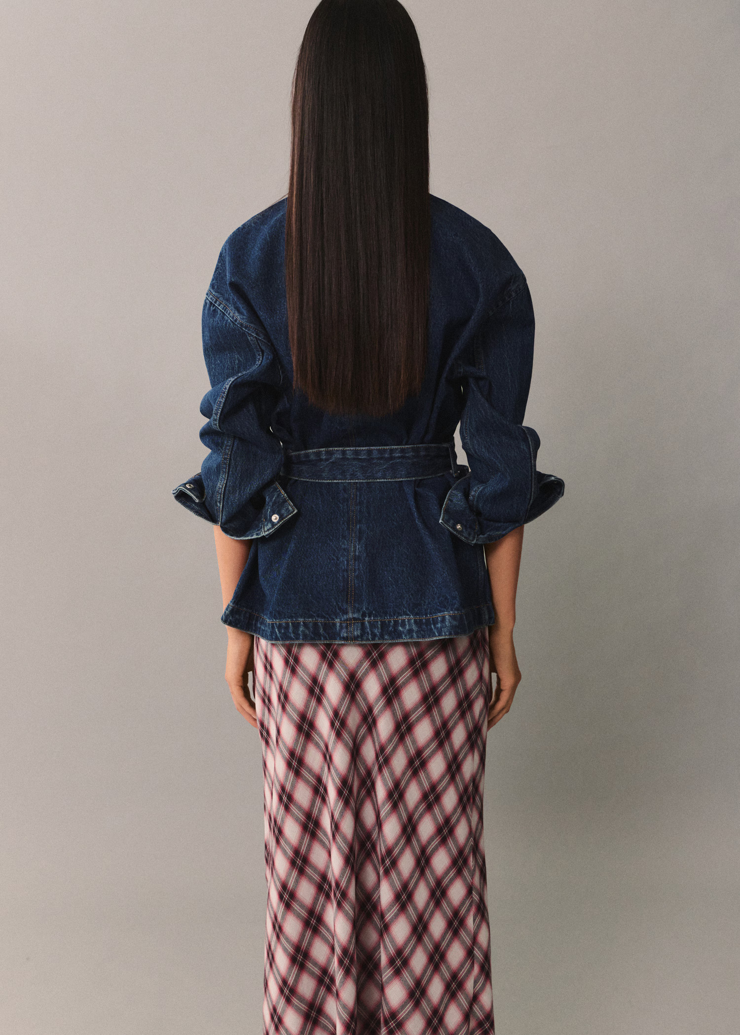 Denim jacket with bow - Women | MANGO USA | Mango (US/MX/AU)