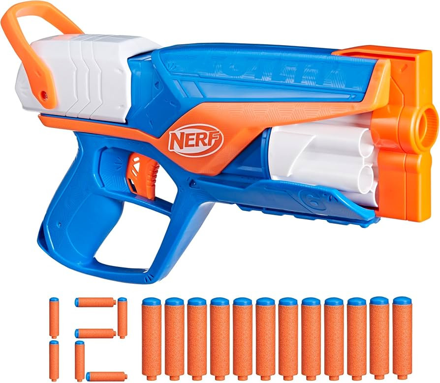 Nerf N Series Agility Blaster, 12 N1 Darts Compatible Only N Series Blasters, 6 Dart Drum, Kids O... | Amazon (US)