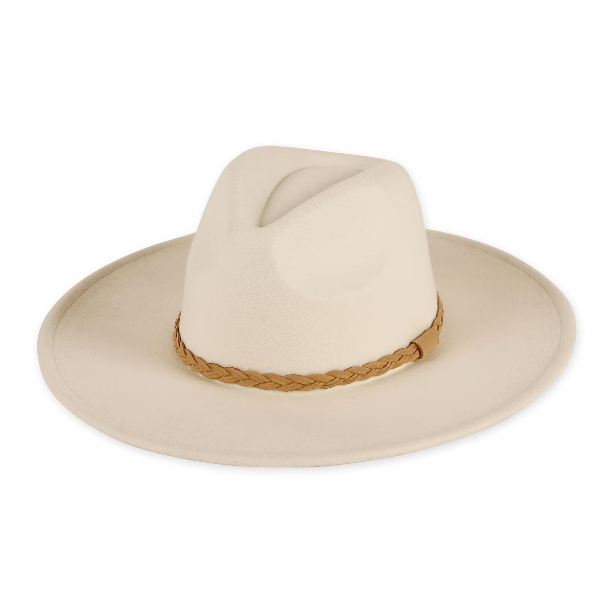 Hadley Wren Stella Wide Brim Fedora - Cream | Target