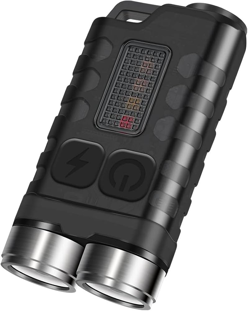 TBESTOACC Super Bright LED Keychain Flashlight 900Lumens with Four Color Light Sources. Portable ... | Amazon (US)
