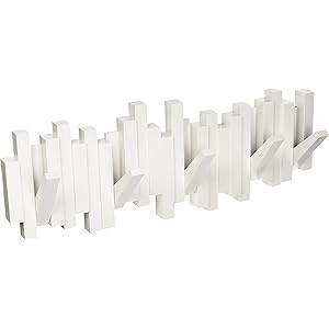 Umbra Sticks Multi Rack – Modern, Unique, Space-Saving Hanger with 5 Flip-Down Hooks for Hangin... | Amazon (US)