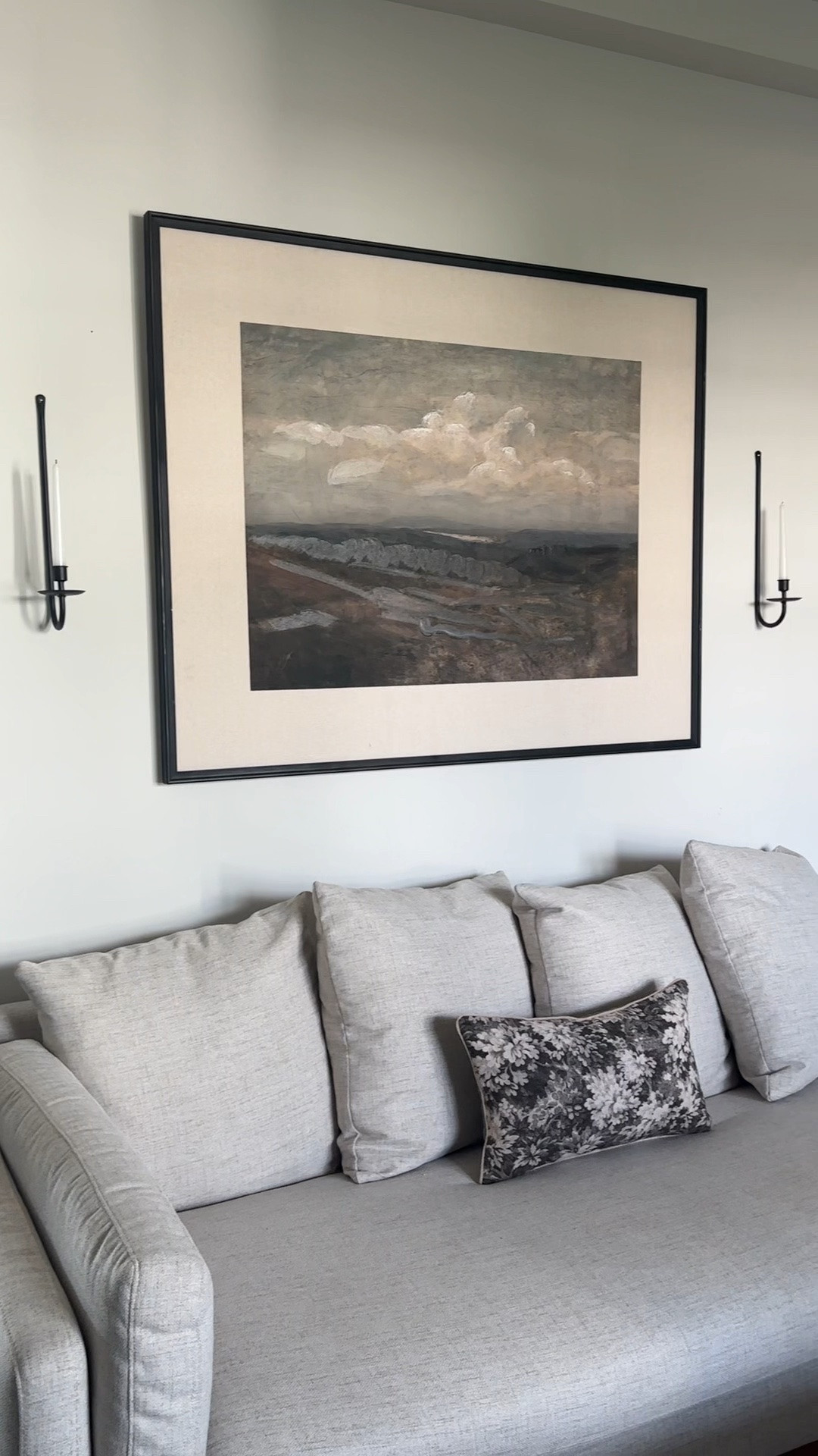 A small detail that makes the whole room feel elevated. These metal candle sconces added the perfect warm, cozy touch to my space — and they look so good styled as a pair.

#LTKHome #LTKSaleAlert
