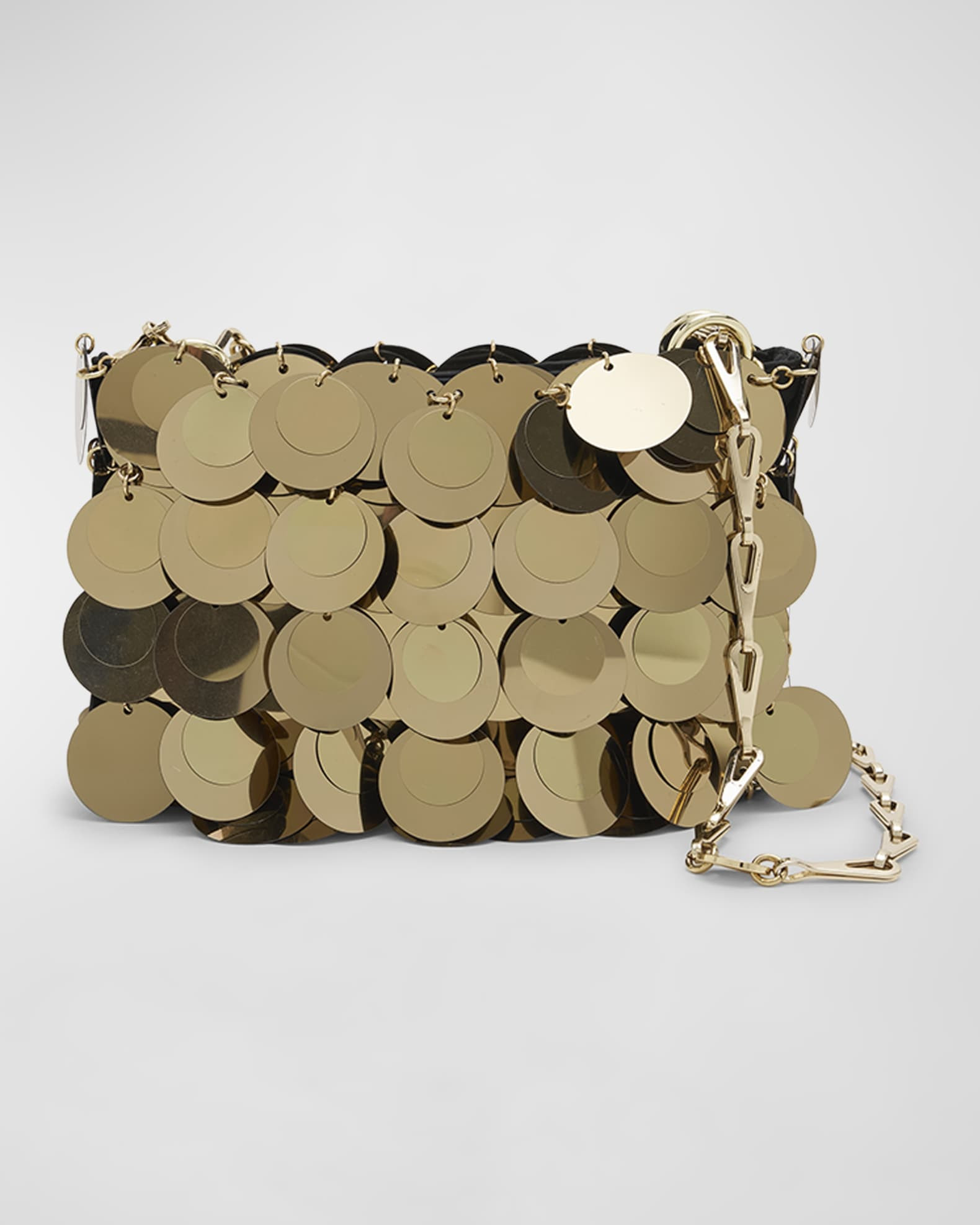 Sparkle Nano Disc Shoulder Bag | Neiman Marcus
