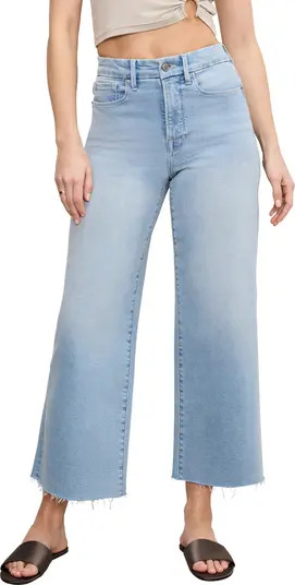 Good Waist Light Compression Crop Palazzo Jeans | Nordstrom