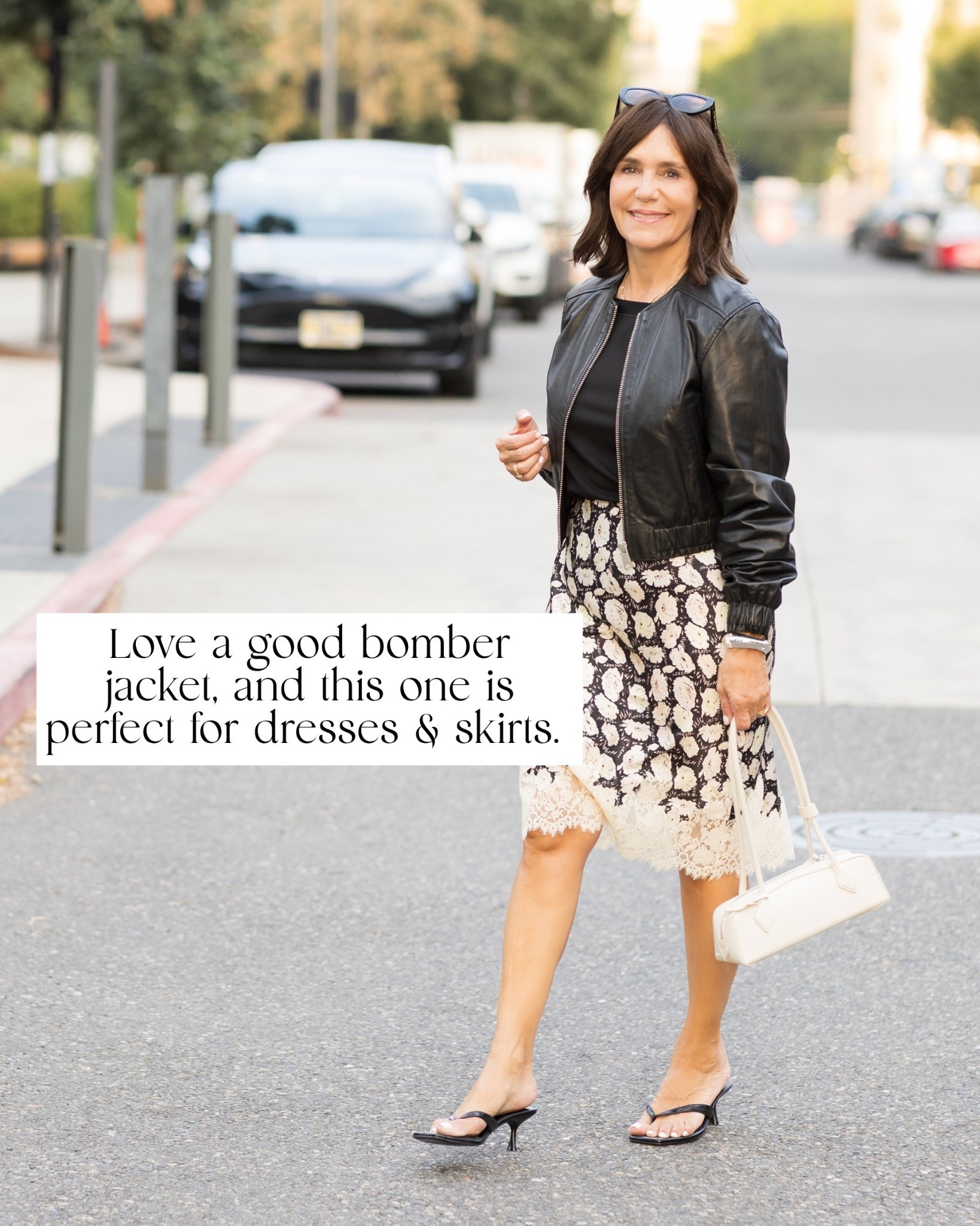 This jacket is cool and modern and looks great with skirts and dresses! Skirt is old Doen but linking similar on sale below!

#LTKSaleAlert #LTKSeasonal #LTKOver40