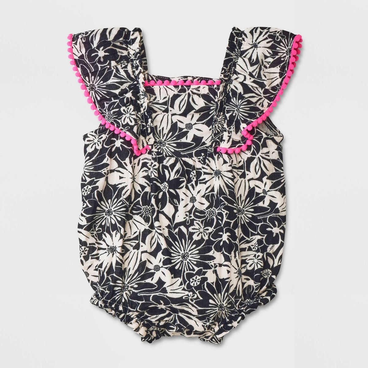 Baby Girls' Ruffle Sleeve Romper - Cat & Jack™ | Target