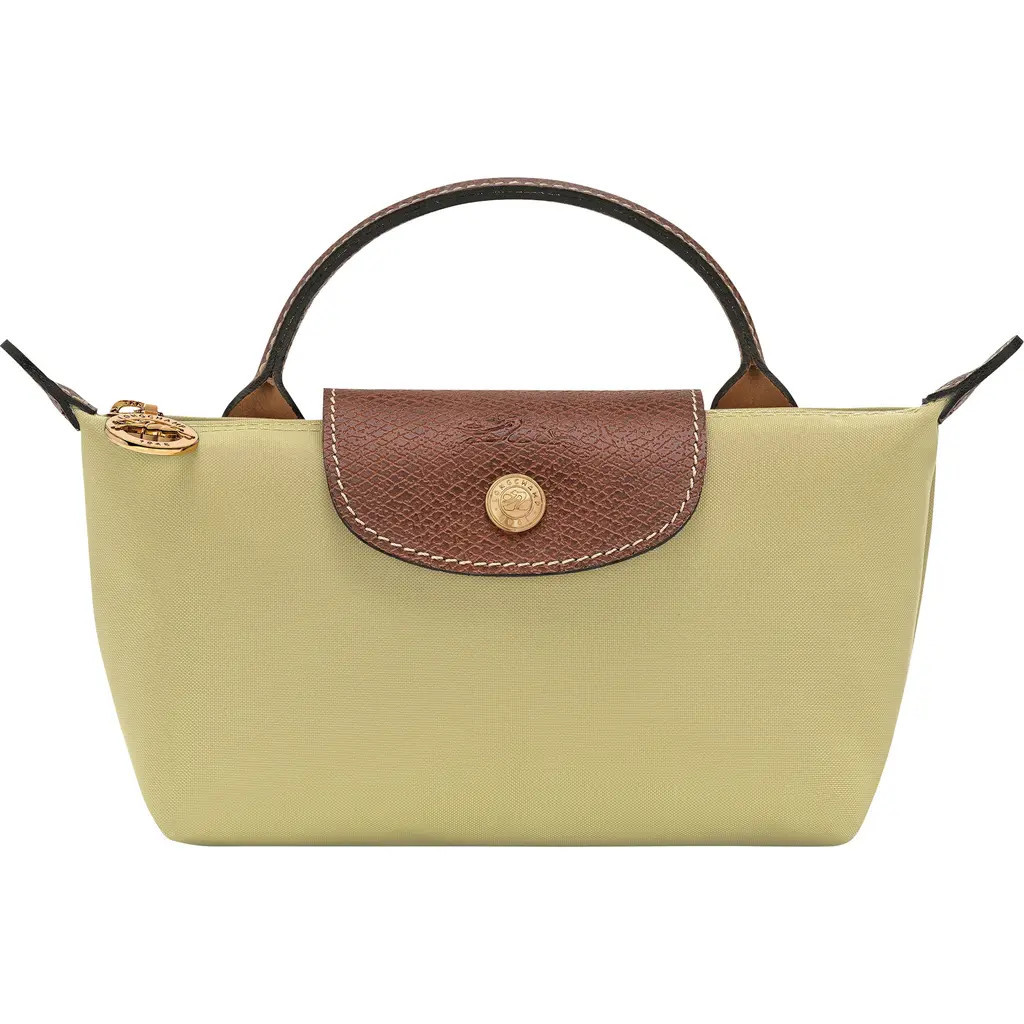 Longchamp Le Pliage Cosmetics Case in Pistachio at Nordstrom | Nordstrom