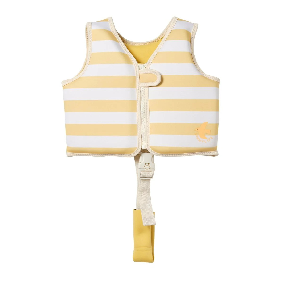 Kids Swim Vest 2-3 - Sammy the Seagull Yellow Stripe | SUNNYLIFE US