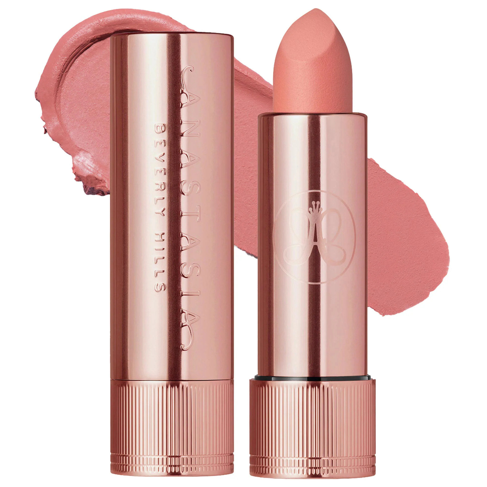 Anastasia Beverly Hills Full-Pigment Matte & Satin Velvet Lipstick Hush Pink 0.10 oz/3 g | Sephora (US)