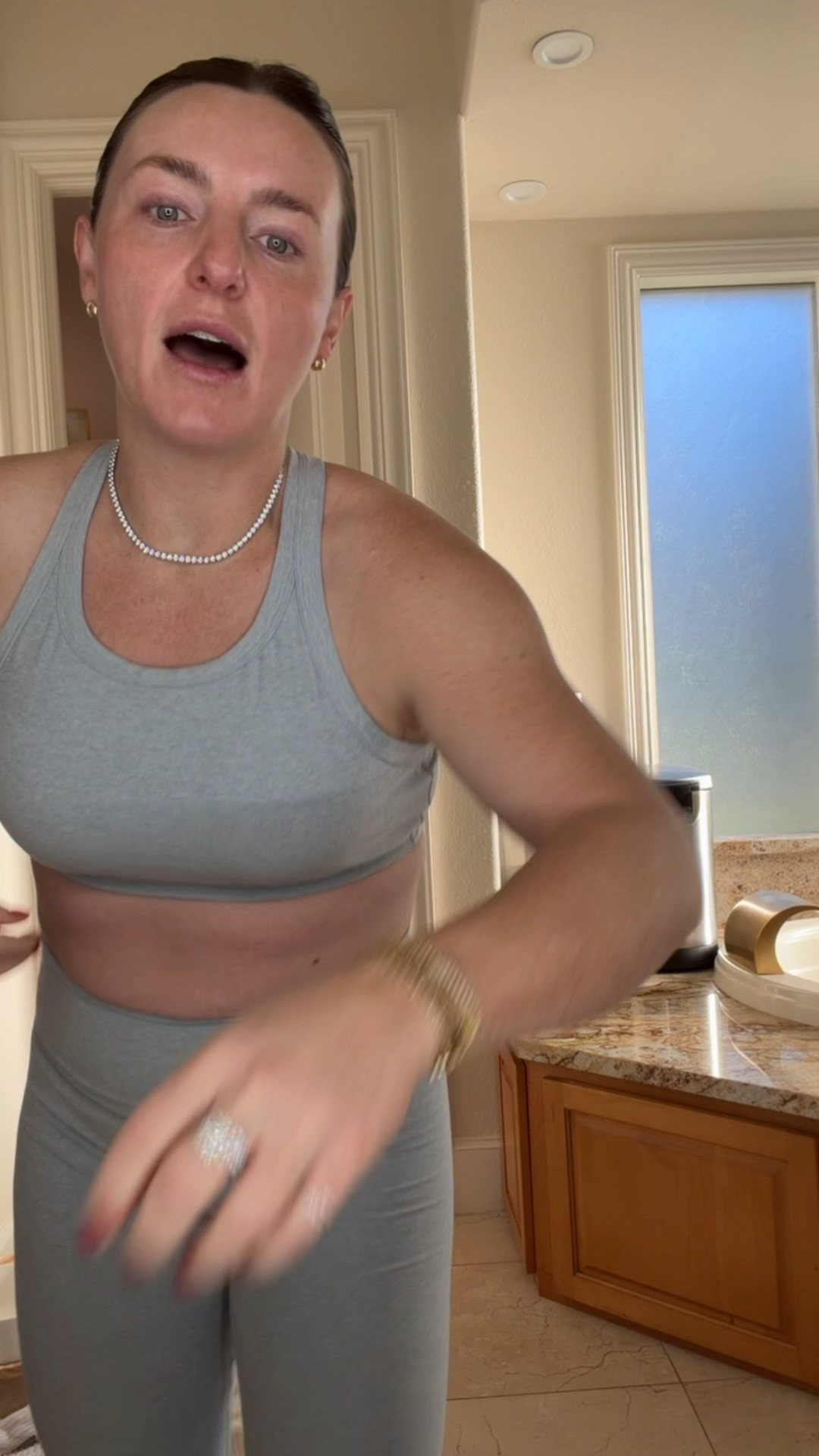 Bra: large 
Leggings: medium 
Jacket: medium 

#VuoriClothingPartner #ad @vuoriclothing

#LTKootd #LTKmomlife #LTKfitnessgoals