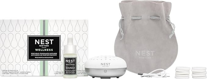NEST New York Wild Mint & Eucalyptus Portable Scent Diffuser for Home | Amazon (US)