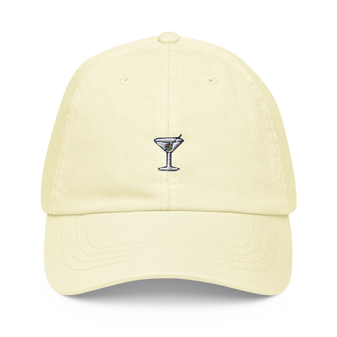 Martini Dad Hat - Gift for vodka gin cocktail lovers - Embroidered Cotton Cap | Etsy (US)