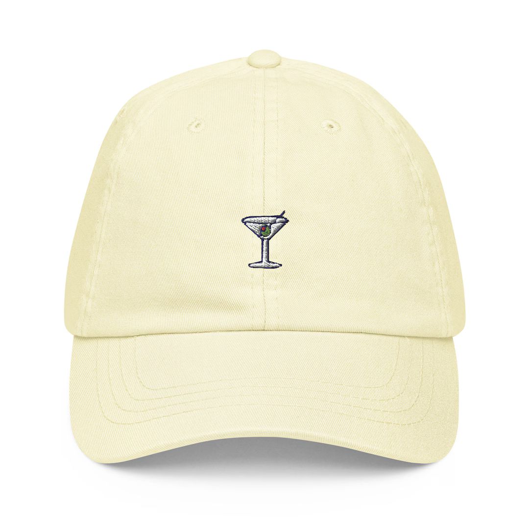 Martini Dad Hat - Gift for vodka gin cocktail lovers - Embroidered Cotton Cap | Etsy (US)