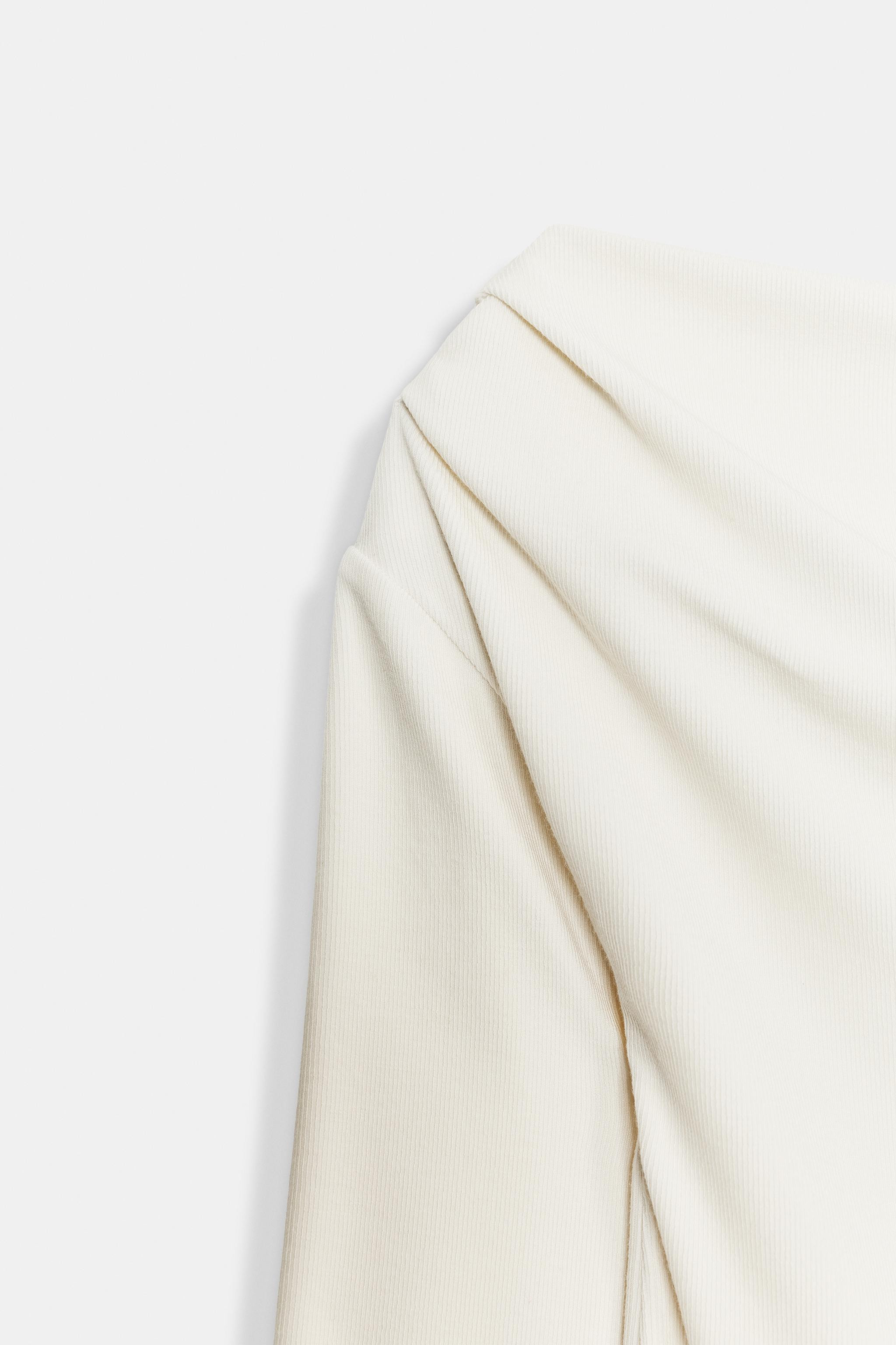 ASYMMETRIC SOFT T-SHIRT | Zara UK