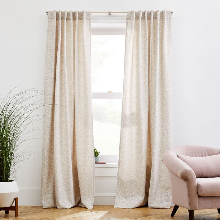 Dash Jacquard Curtain | West Elm (US)